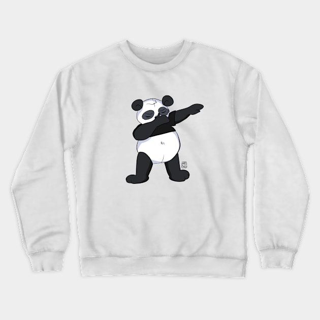 Pandab - Funny Panda Crewneck Sweatshirt by Band of The Pand